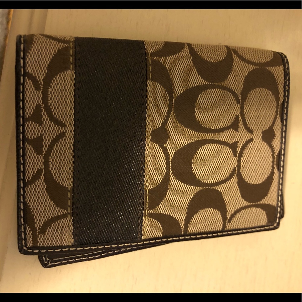 Coach passport holder